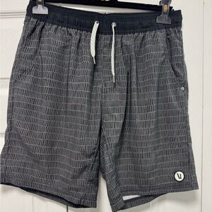 Vuori Heathered Gray Performance Shorts